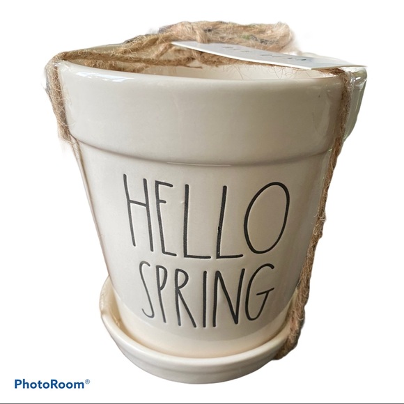 Rae Dunn Planter Hello Spring.   NWT - Picture 1 of 4